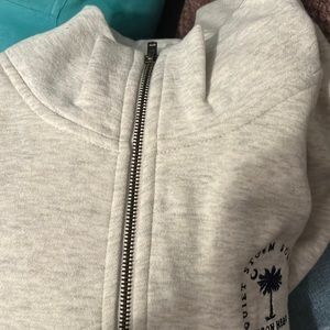 Zip up pull over